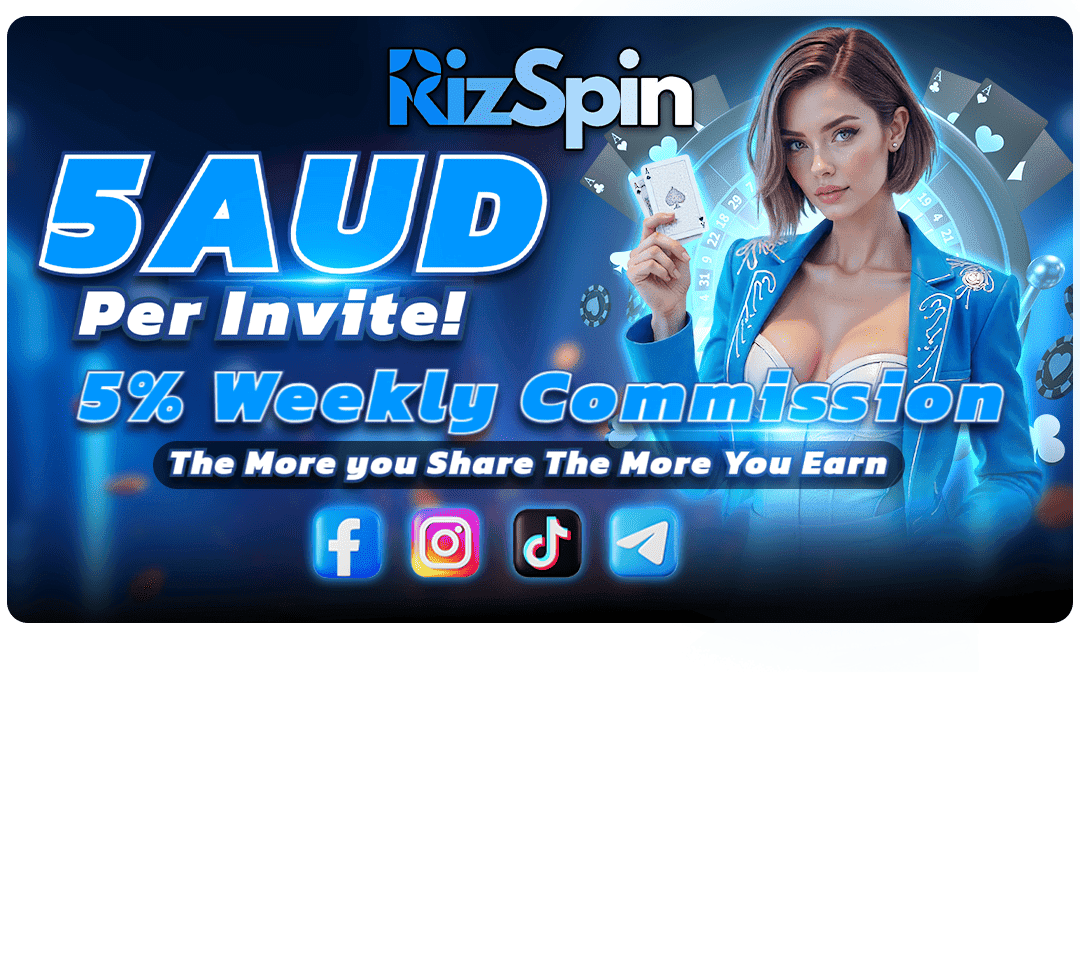 RizSpin welcome bonus for Australian players